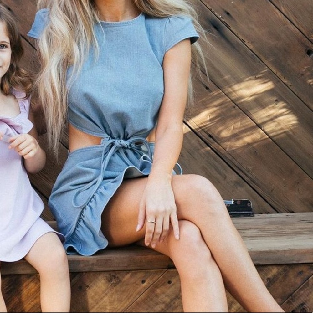 Lani the Label Jean Cutout Dolly Dress